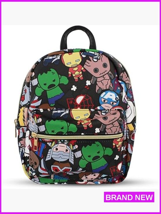 Handbags - Mini Backpack Purse Kawaii Style Adjustable Straps Faux Leather Casual Daypack
